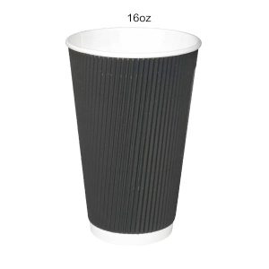 Table-accents-16oz-Black-Triple-Wall-Insulated-Coffee-Cup-25pcs