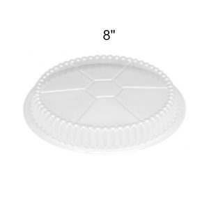 chartland-8inch-Clear-Plastic-Round-Dome-Lids-500pcs