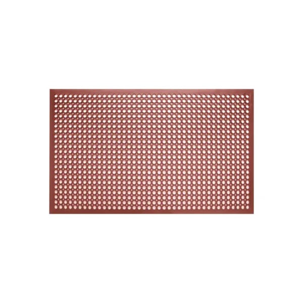 Friends ** Rubber AntiFatigue Mat Heavy Duty 36″X60”, Red CHEF's DEPOT