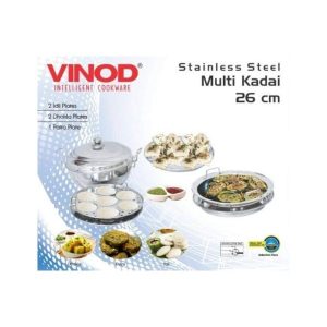 vinod-26cm-s-s-Multi-Kadai-6pc-set