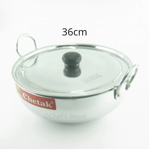 PIC-4809-Rego-36cm-Aluminum-Wokkadai-with-Lid PIC-4809-Rego-36cm-Aluminum-Wokkadai-with-Lid