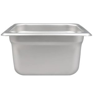 Winco-Steam-Table-Pan-25GA-Anti-Jamming-Sixth-Size-6-x-6x4-Depth