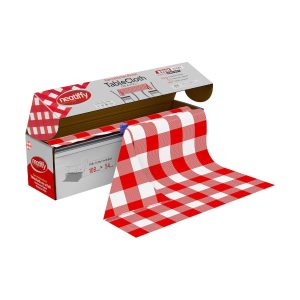 neatiffy-Disposable-Table-Cloth-Red-Checkered-54inchx108feet