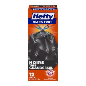 hefty-140L-Black-Bags-With-Drawstring