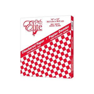 chef-elite-Red-Checkered-Wax-Paper-Sheets-12x12inch