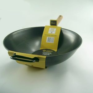 PIC-7762-CK-36cm-Stir-Fry-Iron-King-Wok-Round-Bottom