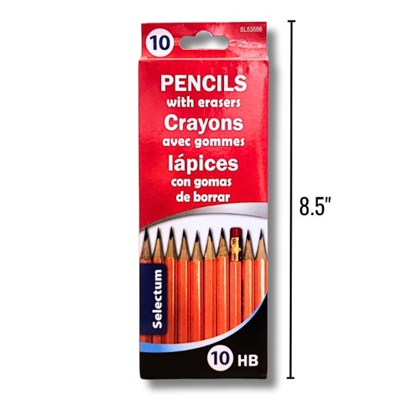 Selectum-HB-Pencils-10pc Selectum-HB-Pencils-10pc