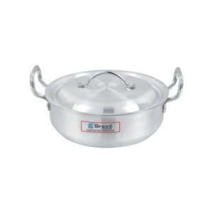 bravo-34cm-Aluminum-Karahi-with-lid