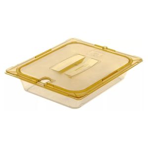 Carlisle-StorPlu-High-Heat-Handled-Universal-Food-Pan-Lid-0-5Size-Amber