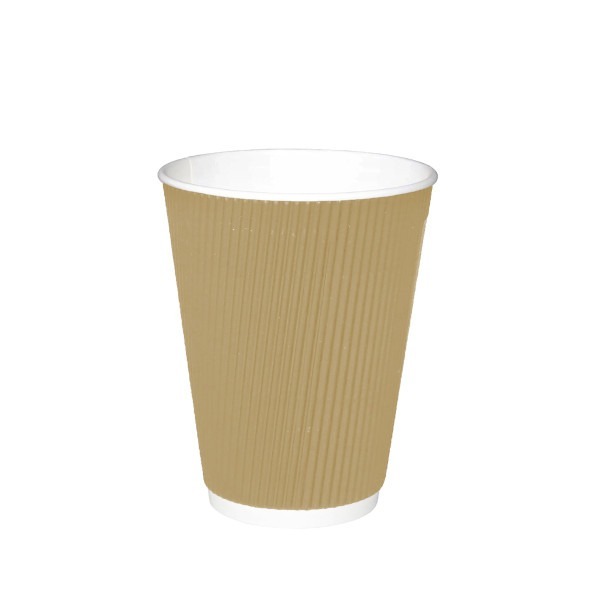 Table-Accents-8oz-Kraft-Ripple-Wall-Insulated-Coffee-Cup-25pcs Table-Accents-8oz-Kraft-Ripple-Wall-Insulated-Coffee-Cup-25pcs