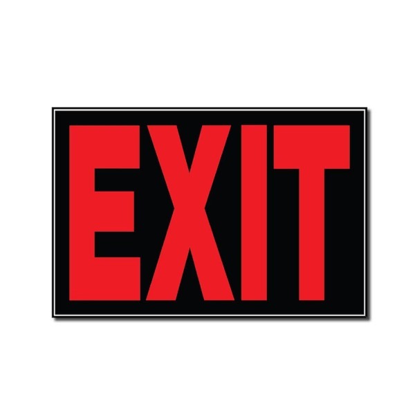 exist-sign-8x12inch exist-sign-8x12inch