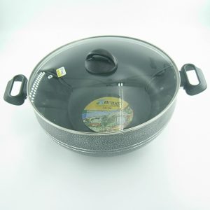 PIC-8434-Bravo-34cm-Non-Stick-Wok-With-Lid