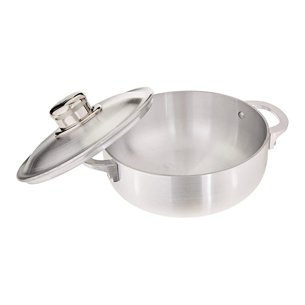 aluminum brazier with lid all size