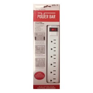 Wellson-4FT-6-Outlet-Power-Bar-with-Surge