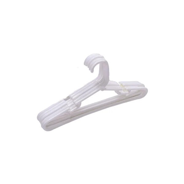 rech-5pcs-White-Plastic-Hangers rech-5pcs-White-Plastic-Hangers