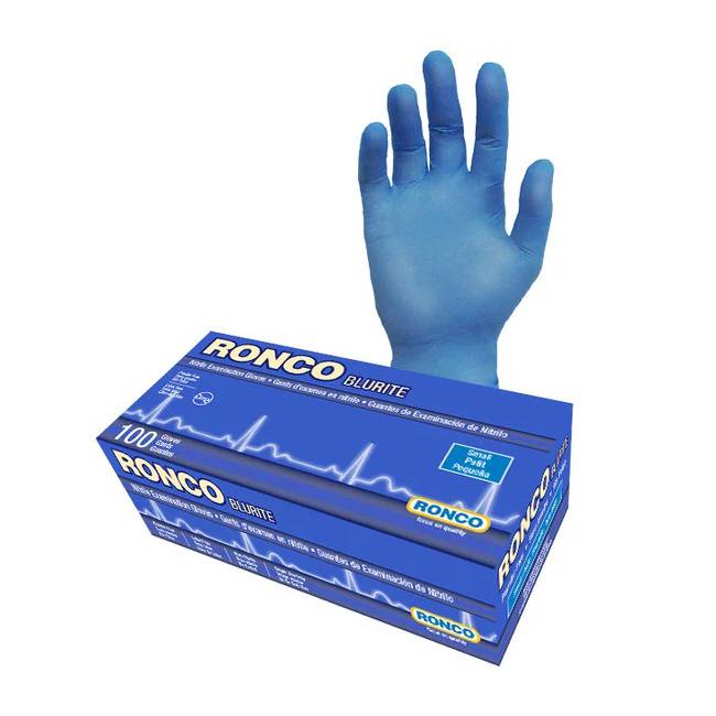 Ronco-BLURITE-Nitrile-Glove-Powder-Free-Small-100pcs Ronco-BLURITE-Nitrile-Glove-Powder-Free-Small-100pcs