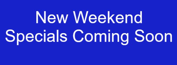 Notice on weekend special